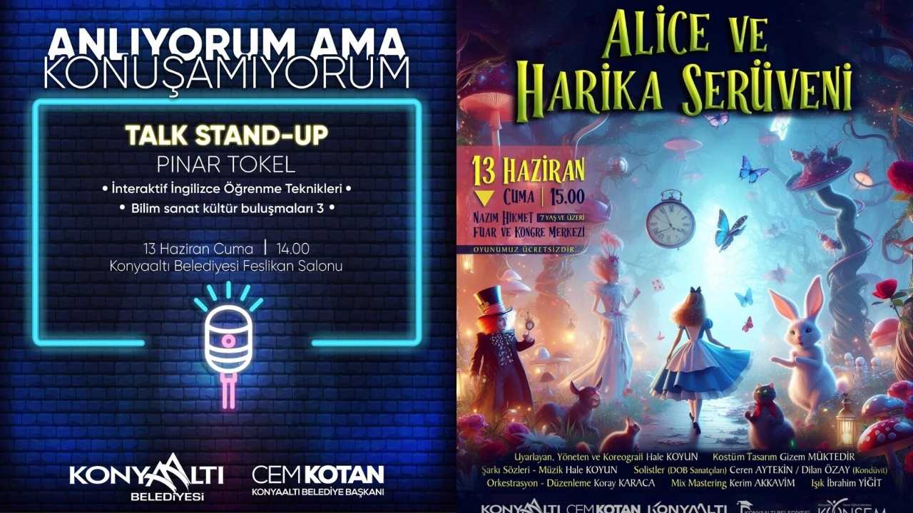 Konyaaltı’nda Yarın İki Ayrı Ücretsiz Etkinlik Düzenlenecek 2