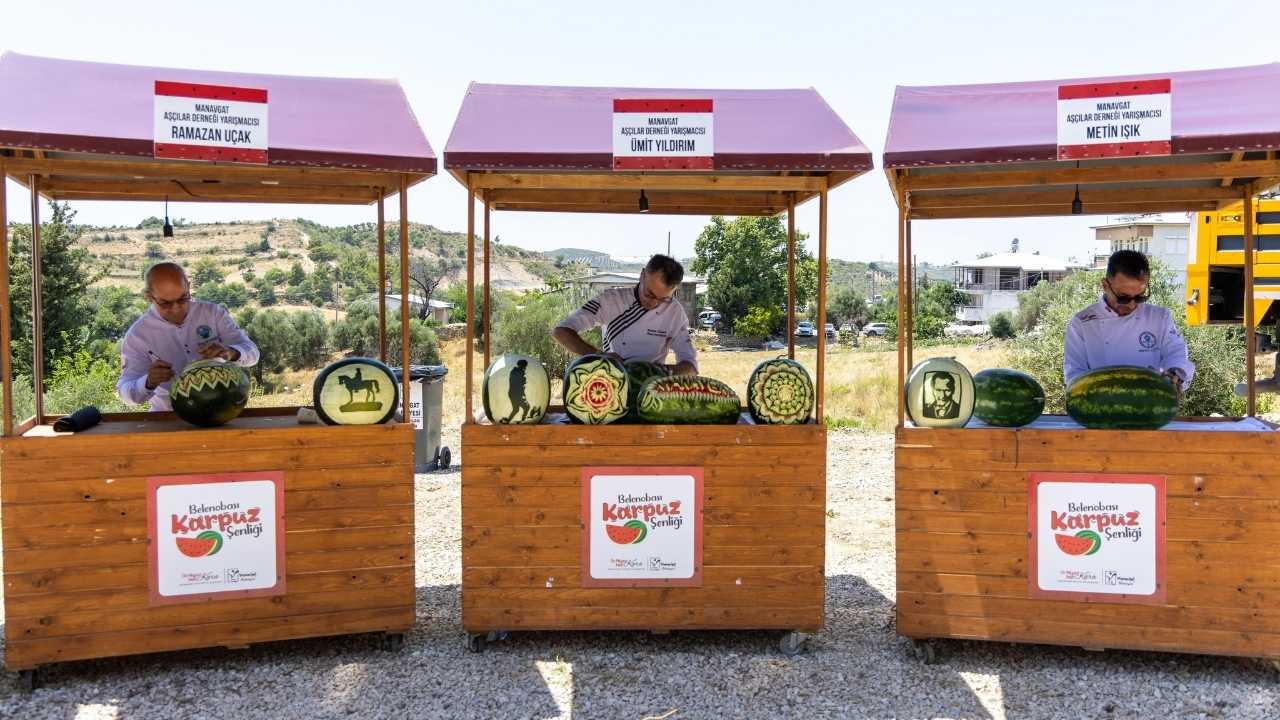 Manavgat’ta Belenobası Karpuzu Şenlikle Ses Getirdi3