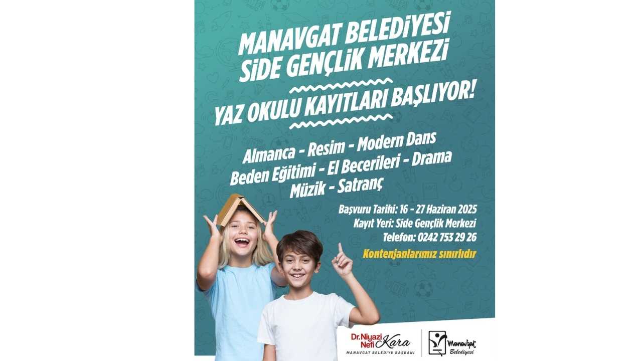 Manavgat’ta Yaz Okulu Kayıtları 16 Haziran’da Başlıyor 3