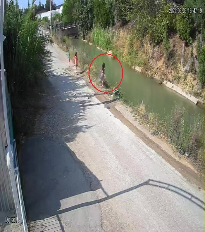 Serik'te Sulama Kanalı Can Aldı! O Anların Görüntüleri Çıktı