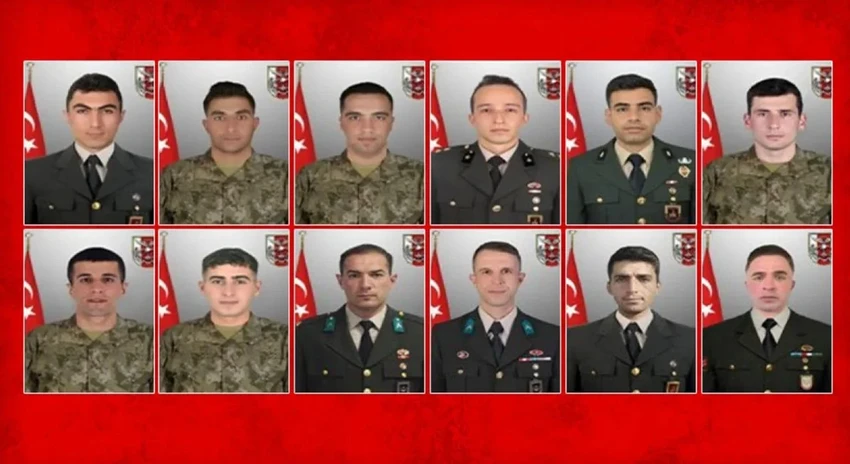 12 Asker Şehit Olmuştu! Msb'den Acı Açıklama12