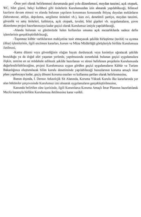 2 Döşemealtı’nda Antik Yerleşim Tescillendi Taşgöl Çileli Sarnıç Artık 1. Derece Sit Alanı