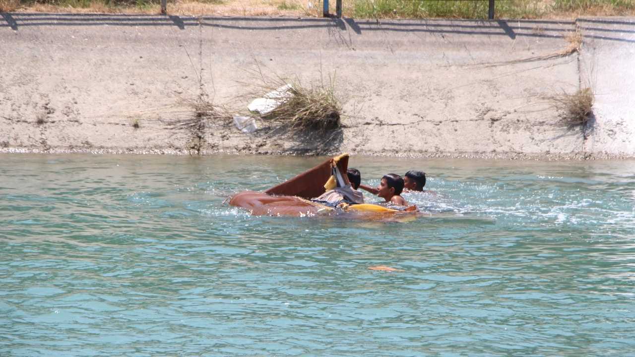 Adana'da Tehlikeli Serinlik Arayışı Uyarı Dinlemiyor 2