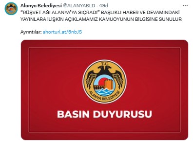 Alanya Belediyesi’nden Rüşvet İddialarına Madde Madde Yanıt! 4