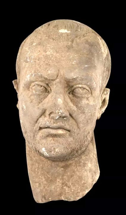 Antalya Aspendos'ta Antik Keşif! Roma Dönemi İmparator Başı Heykeli Bulundu 2