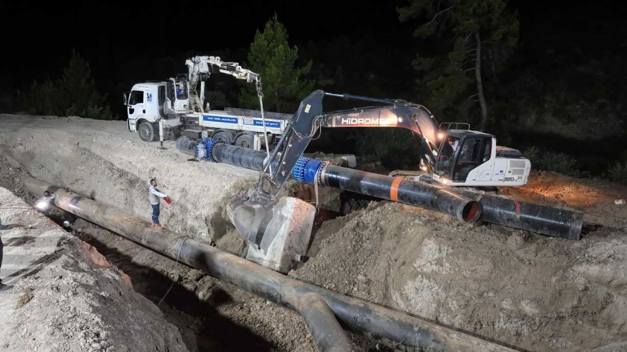 Antalya Büyükşehir’den Alanya’ya Kesintisiz Su Hamlesi 2