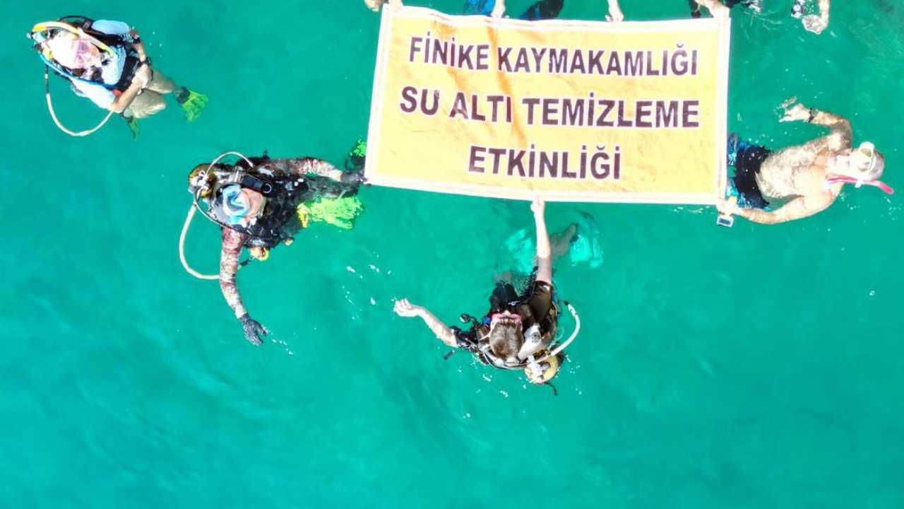Antalya Finike’de Mavi Vatan İçin Temizlik Dalışı 4