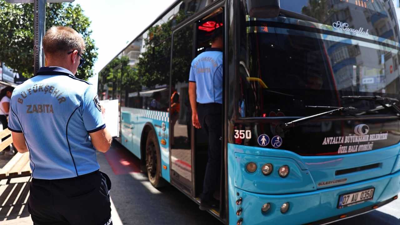 Antalya’da Halk Otobüslerinde Klima Denetimleri Arttı 3