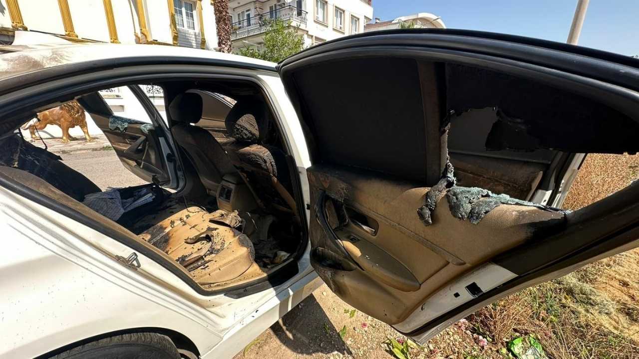 Antalya’da İş İnsanının Aracına Molotoflu Saldırı (1)