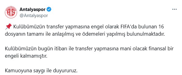 Antalyaspor Trassnfer