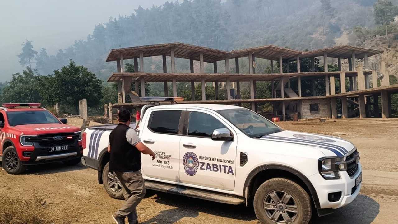 Hatay Suriye Sınırındaki Orman Yangınına Karşı Teyakkuzda (3)