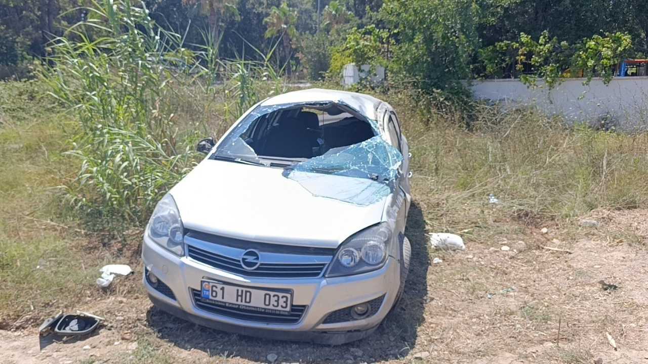 Manavgat Sorgun’da Takla Atan Araçta 4 Yaralı2