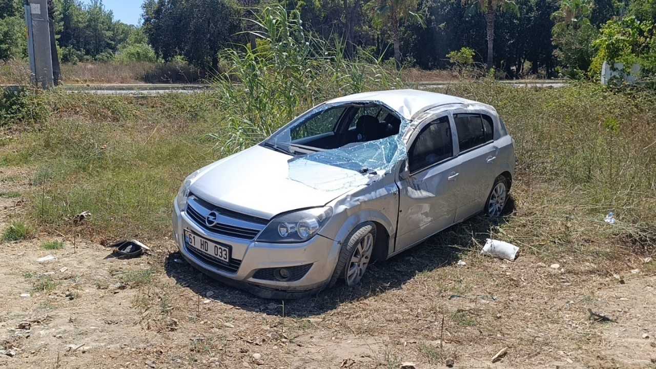Manavgat Sorgun’da Takla Atan Araçta 4 Yaralı3