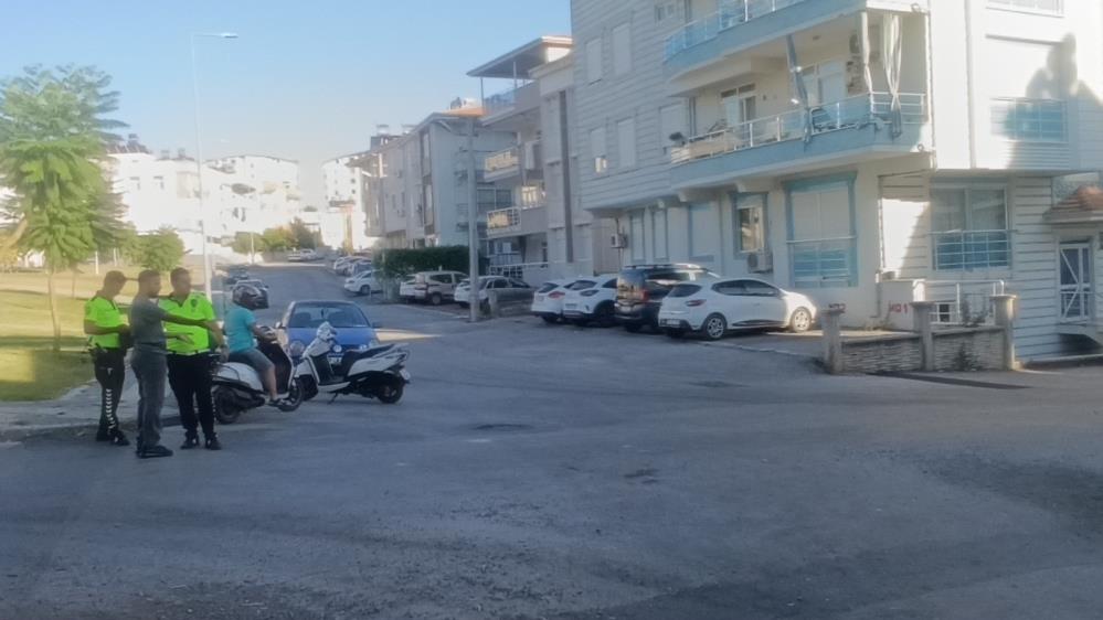 Manavgat'ta Bisikletle Kaza Yaptığını Söyledi! Motor Çıktı