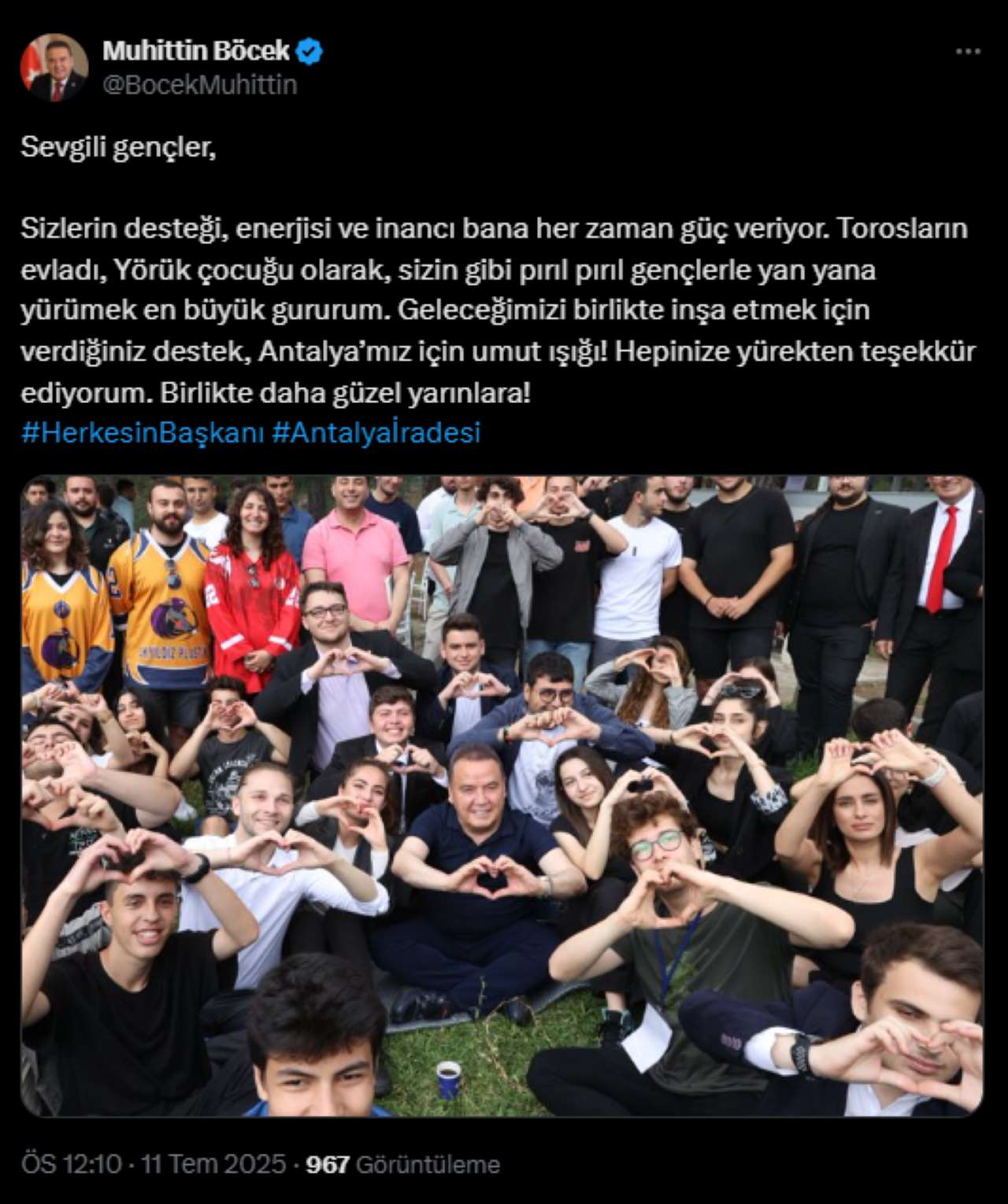 Muhittin Böcek Cezaevinden Gençlere Mesaj Gönderdi