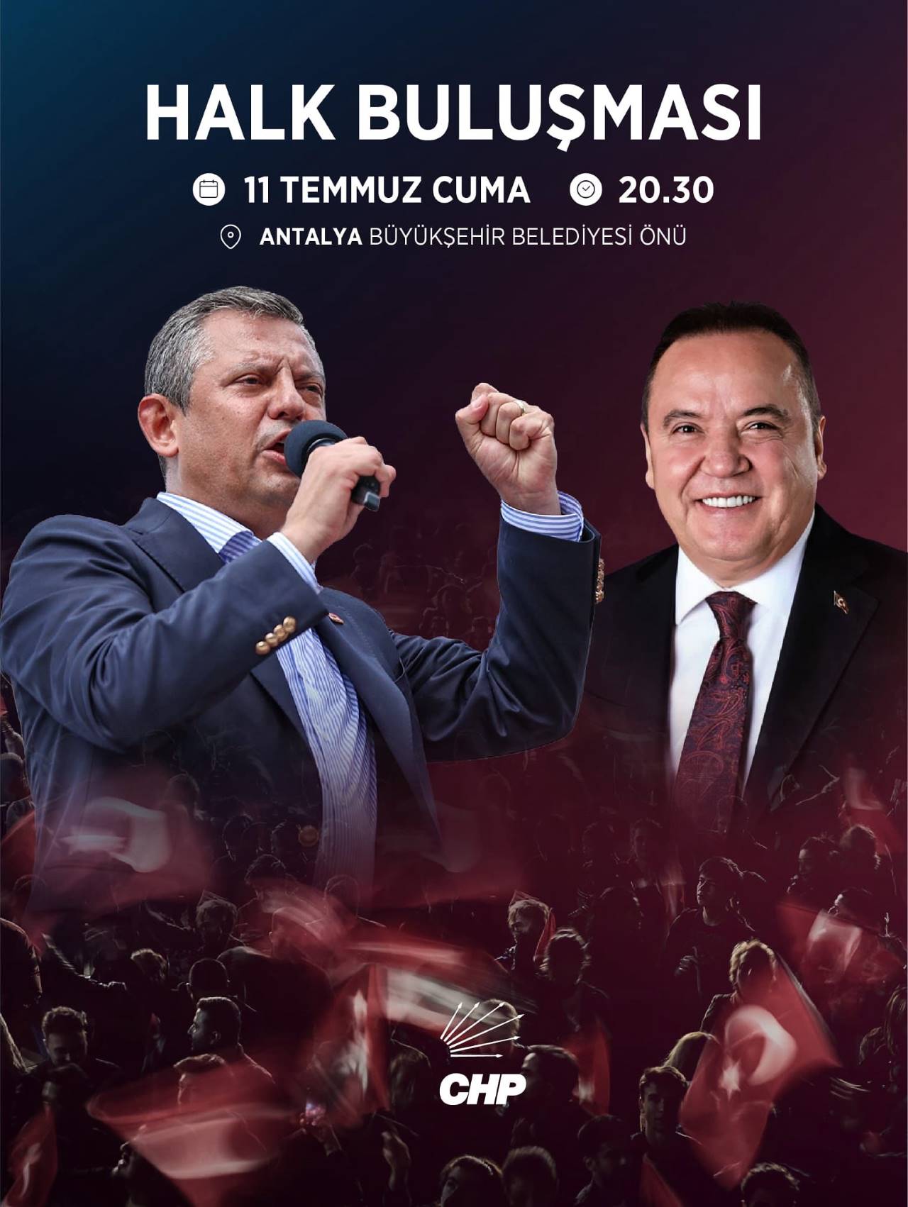 Özgür Özel Muhittin Böcek İçin Antalya'ya Geliyor