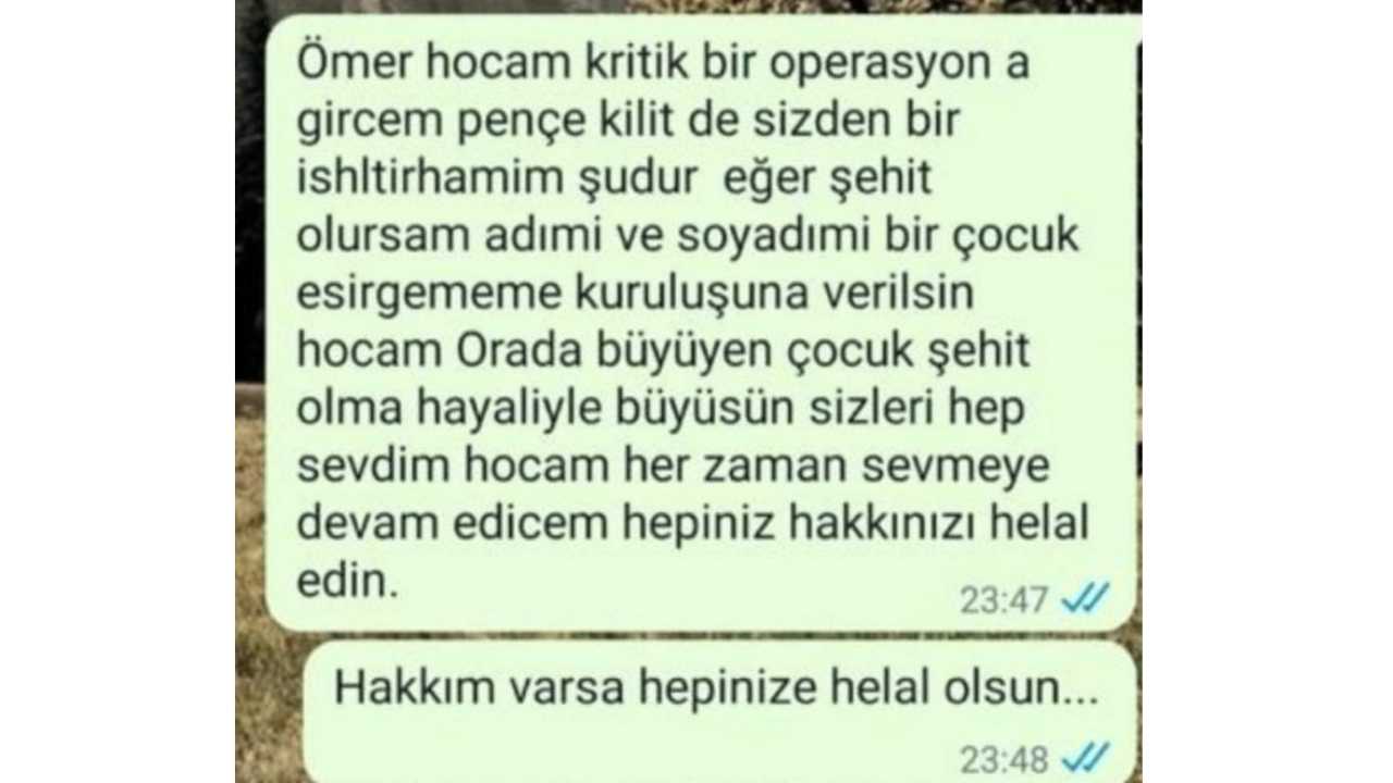 Pençe Kilit Şehidi Enes Özgül’ün Büyüdüğü Kuruma Adı Verildi (2)