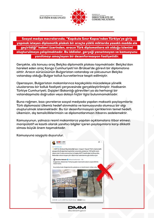 Üç Hilalli Yasaklı Madde Paketleri Hakkında Açıklama Geldi12