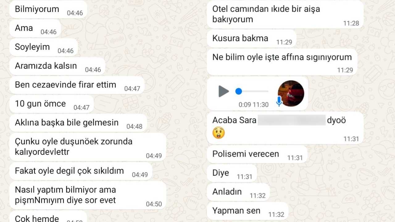 Adana’da Cezaevinden Firar Edip Saldırdığı Kadına Mesaj Attı3