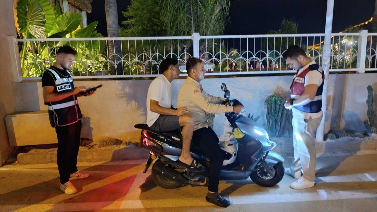 Alanya’da Trafiğe Kapalı Alanlarda Denetim