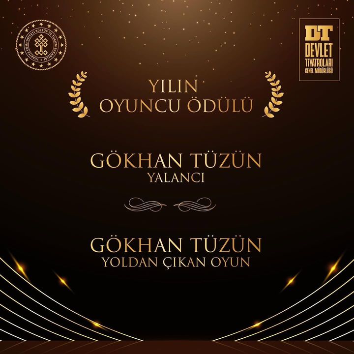 Antalya Devlet Tiyatrosu Müdürü Gökhan Tüzün'e Yılın Oyuncusu Ödülü 5