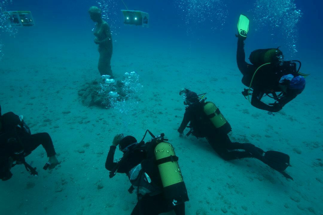 Yabancı arkeologlar Kemer'de su altı dalışı yaptı 23. Uluslararası Kemer Sualtı Günleri 5