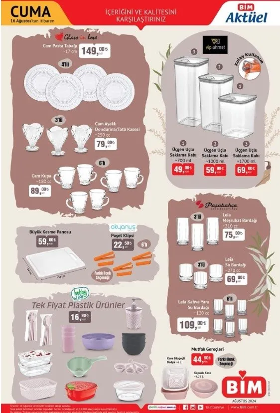 BİM Aktüel Katalog 13-16 Ağustos 2024! İndirimli Ürünlerle Bu Hafta Neler Var? 7