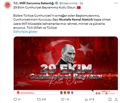 Türkiye Cumhuriyeti Kutluyor: Atamızın En Büyük Mirası 101 Yaşında 2
