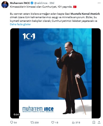 Türkiye Cumhuriyeti Kutluyor: Atamızın En Büyük Mirası 101 Yaşında 4