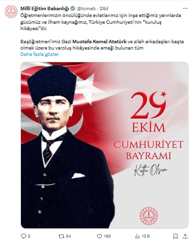 Türkiye Cumhuriyeti Kutluyor: Atamızın En Büyük Mirası 101 Yaşında 7