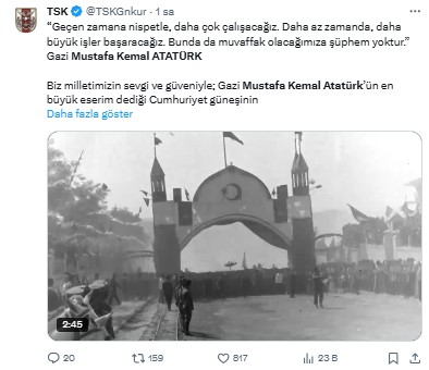 Türkiye Cumhuriyeti Kutluyor: Atamızın En Büyük Mirası 101 Yaşında 12