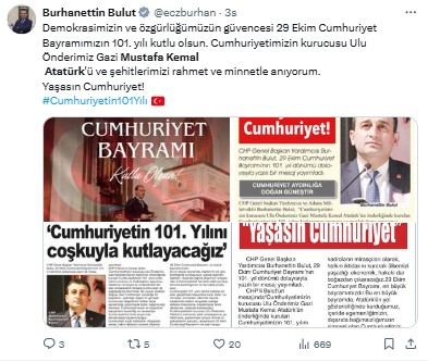 Türkiye Cumhuriyeti Kutluyor: Atamızın En Büyük Mirası 101 Yaşında 18