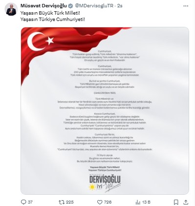 Türkiye Cumhuriyeti Kutluyor: Atamızın En Büyük Mirası 101 Yaşında 27