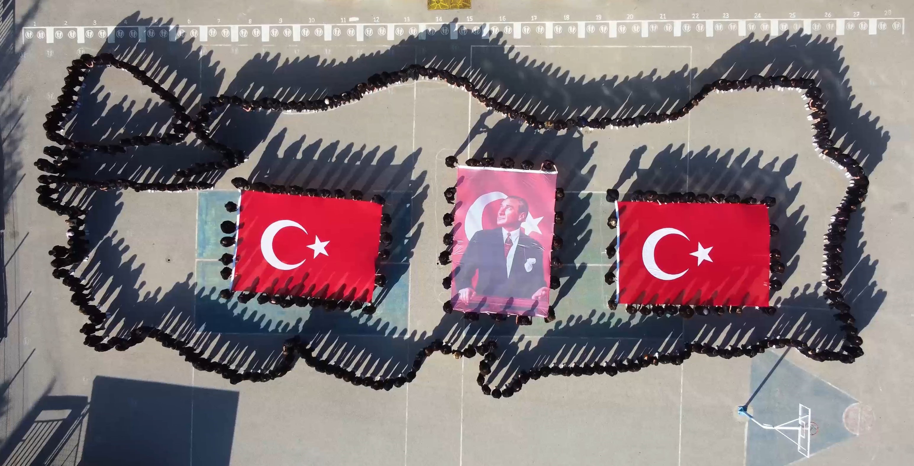 500 öğrenciden özel Cumhuriyet kutlaması 4