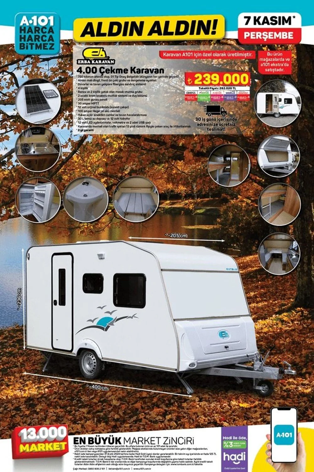 A101'e Çekme Karavan Geliyor! A101'de Muhteşem İndirimler 2