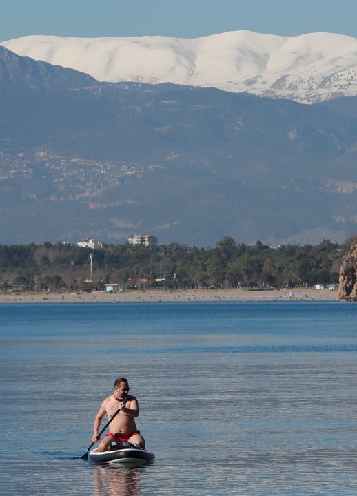 Karlı Dağlardan Sahile Antalya'da 1 Günde 2 Mevsim! 9