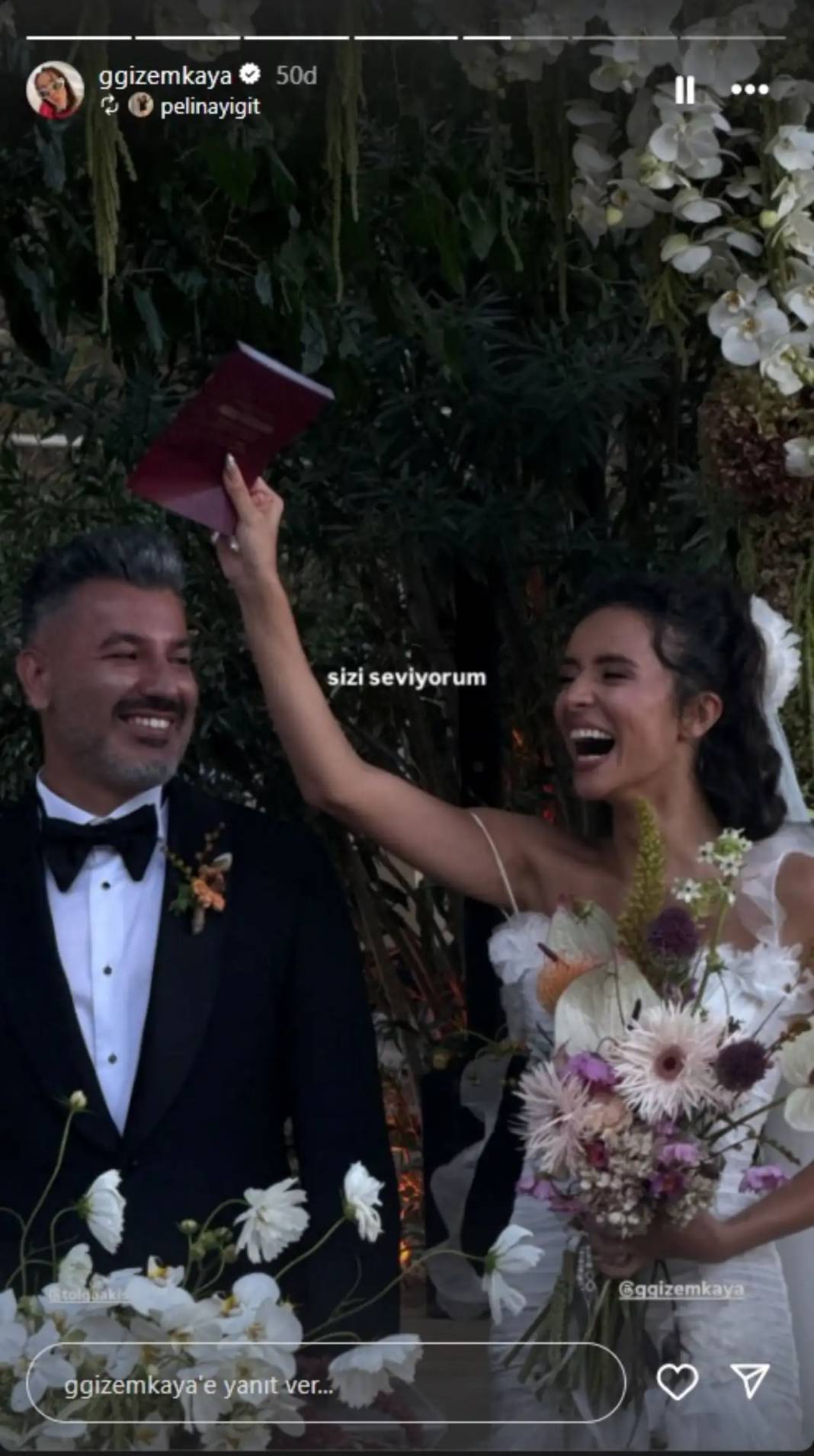 Zeynep Bastık'tan Sonra Gizem Kaya! Tolga Akış Evlendi! 5