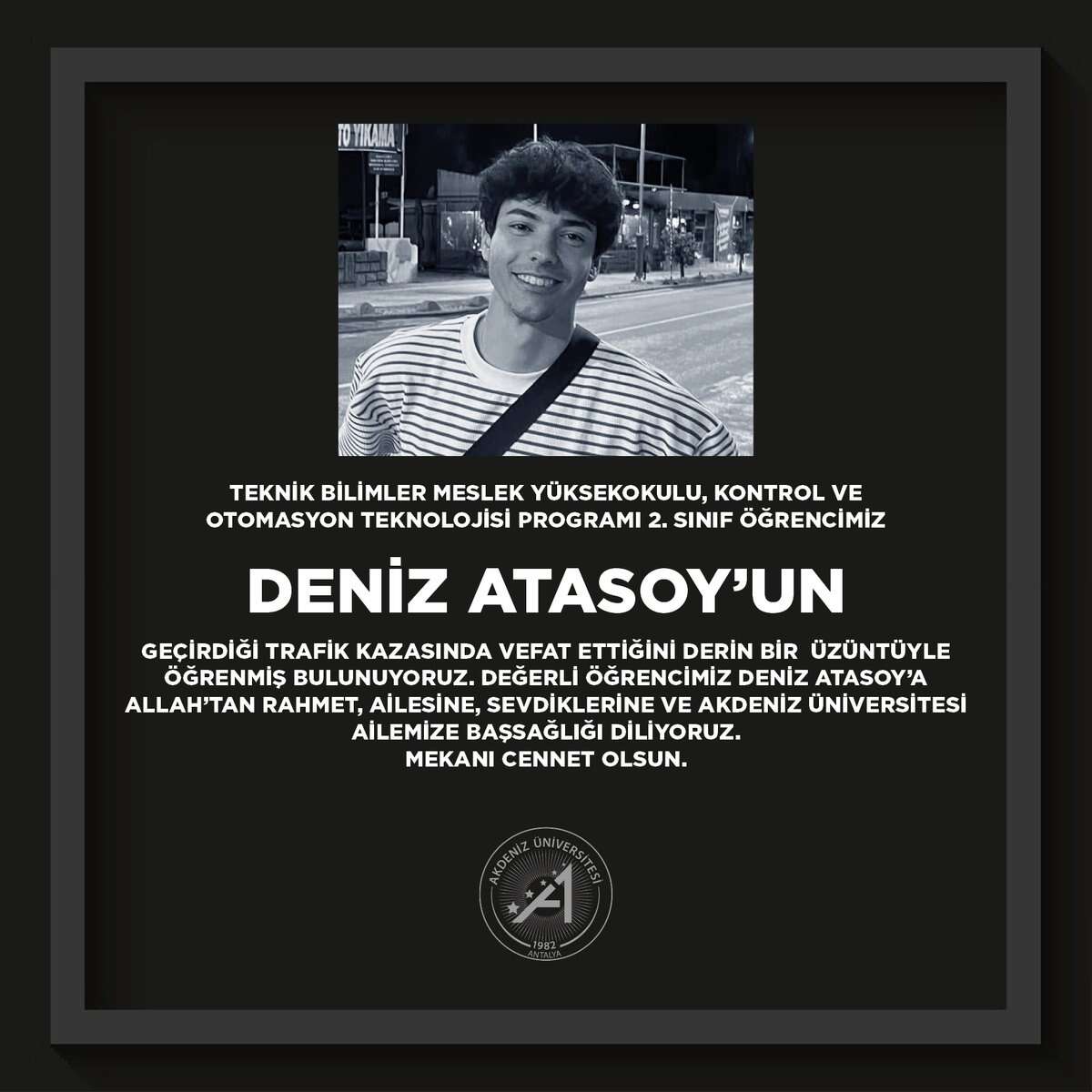 Üniversite Öğrencisi Deniz Motosiklet Kazasında Can Verdi 9