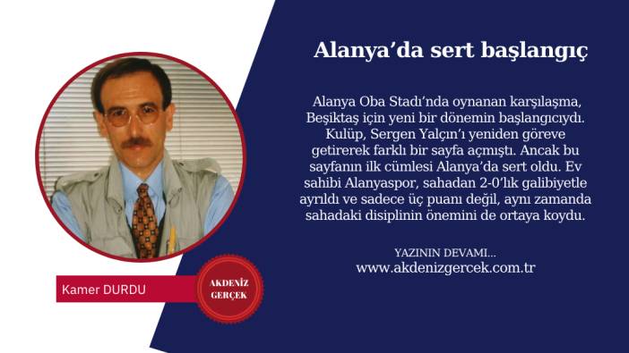 Alanya’da sert başlangıç