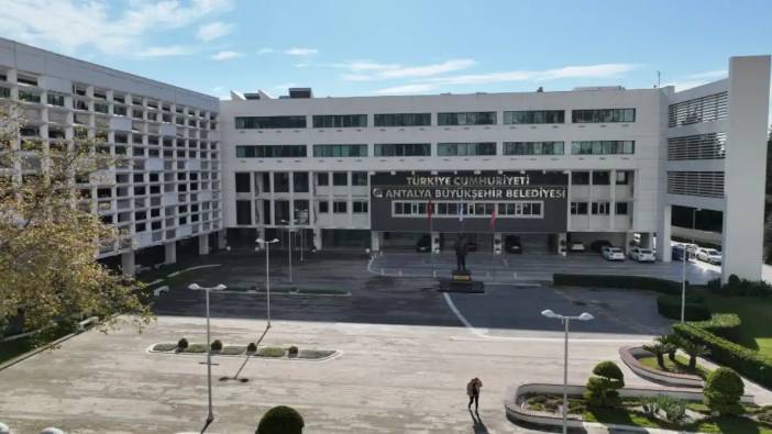 Antalya Büyükşehir Belediyesi’nde Bir Operasyon Daha!