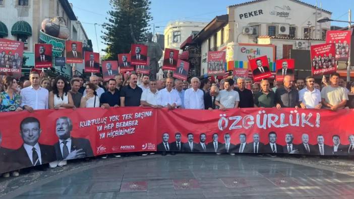 CHP Antalya Kayyuma Karşı Sokaklara Çıkıyor!