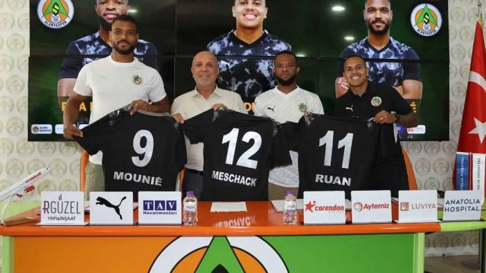 Alanyaspor Üç İmzayla Gücüne Güç Kattı!
