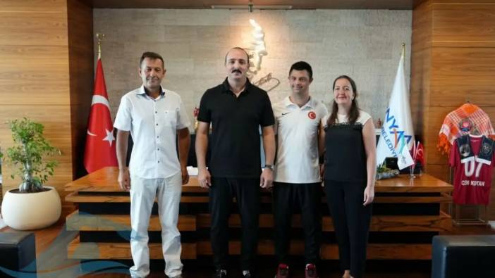 Alperen Menç’in Başarıları Konyaaltı’nda Alkışlandı