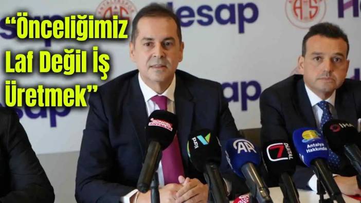 Antalyaspor Kadrosu Baştan Yazıldı: Perçin'den Transfer Açıklaması