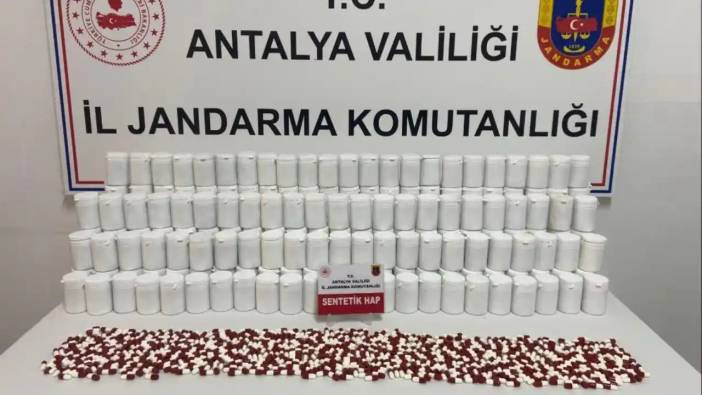 Gazipaşa’da Film Gibi Operasyon: 27 Bin Hap Yakalandı