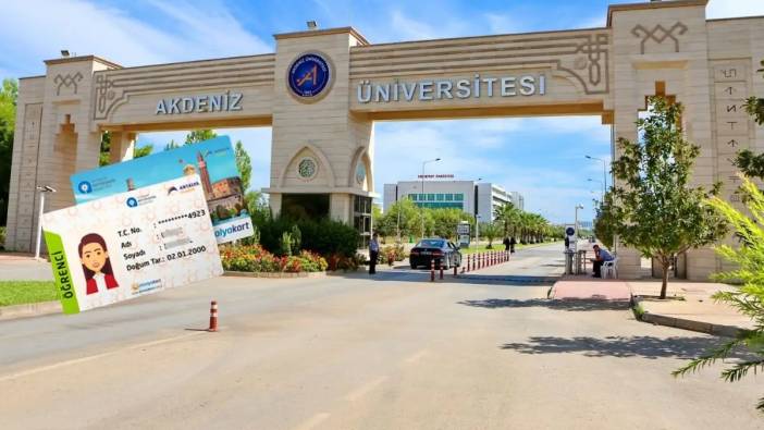 Akdeniz Üniversitesi’ne Antalyakart Merkezi Açılıyor