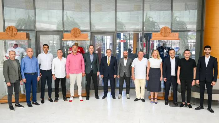 ATSO Başkanı Hacısüleyman'dan Antalyaspor Başkanı Perçin'e Ziyaret