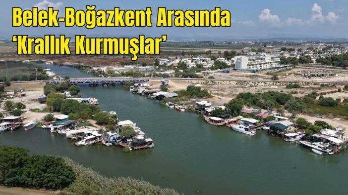 Antalya Acısu Nehri’nde Kaçak Yapılaşma Patladı: 300’e Yakın Baraka, İskele ve Yat