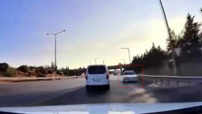 Mersin’de Otoyolda Ters Yönde İlerleyen Otomobil Dehşet Saçtı
