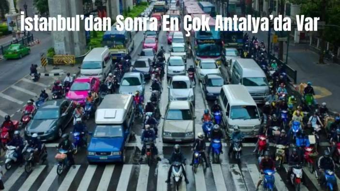 İki Tekerde Antalya Zirvede: Antalya’da Kaç Motosiklet Var?